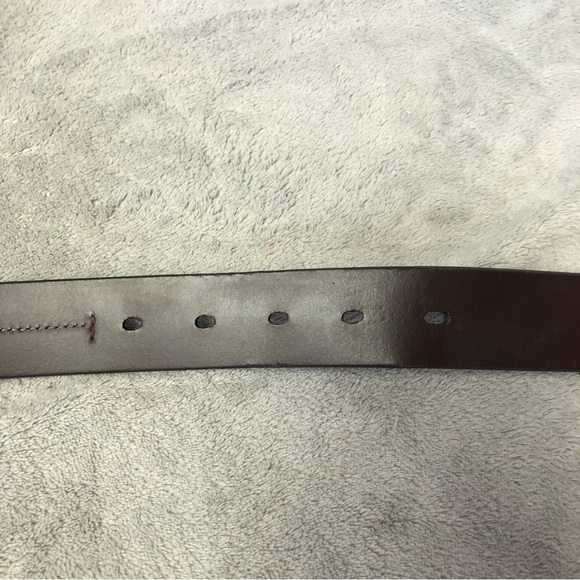 Fossil Black & Brown Leather Reversible Belt Unisex - Picture 8 of 13